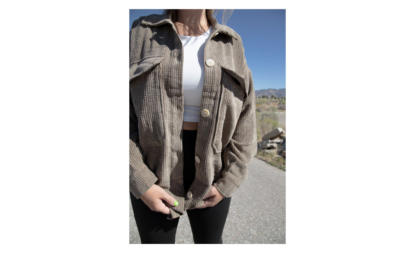 more Espresso Less depresso Corduroy