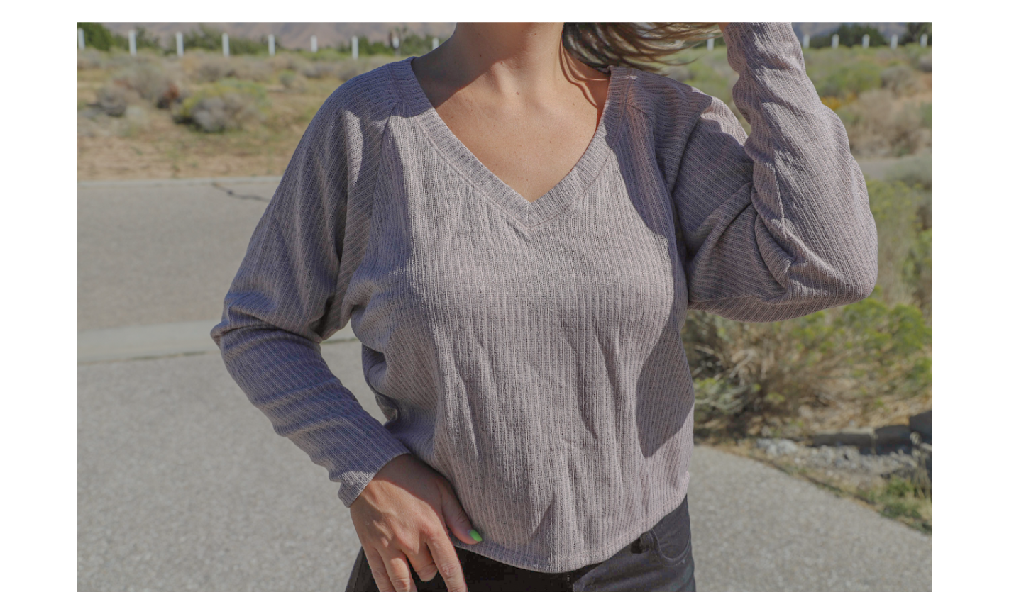 Dash of Mauve Long sleeve