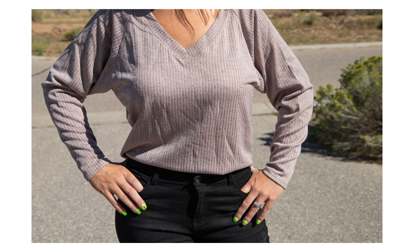 Dash of Mauve Long sleeve